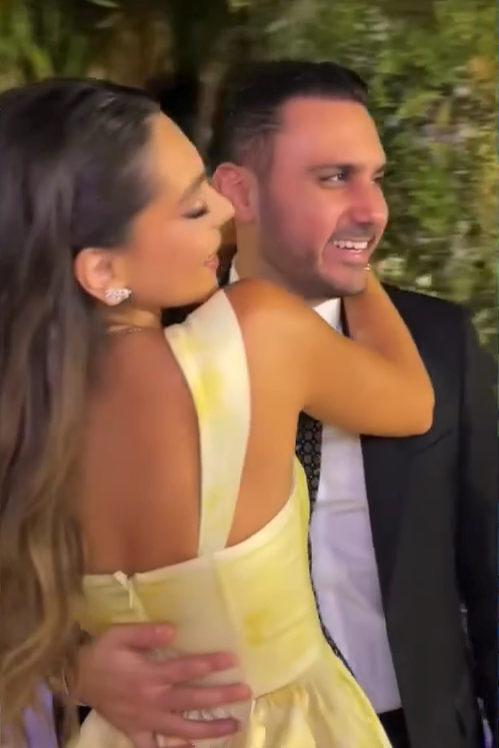 Yellow Printing A-Line Tiered Sleeveless Long Prom Formal Dress