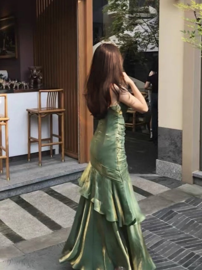 Princess Strapless Sleeveless Floor-Length Evening Dress