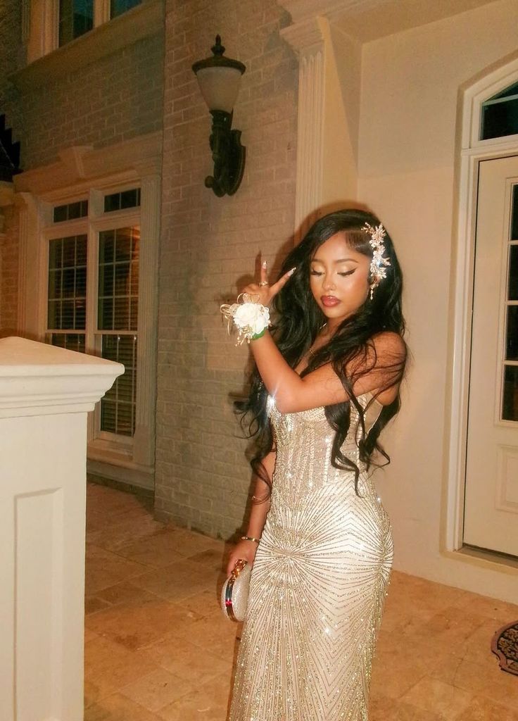 Black Women Prom Dresses With Beads Bodice Party Dress