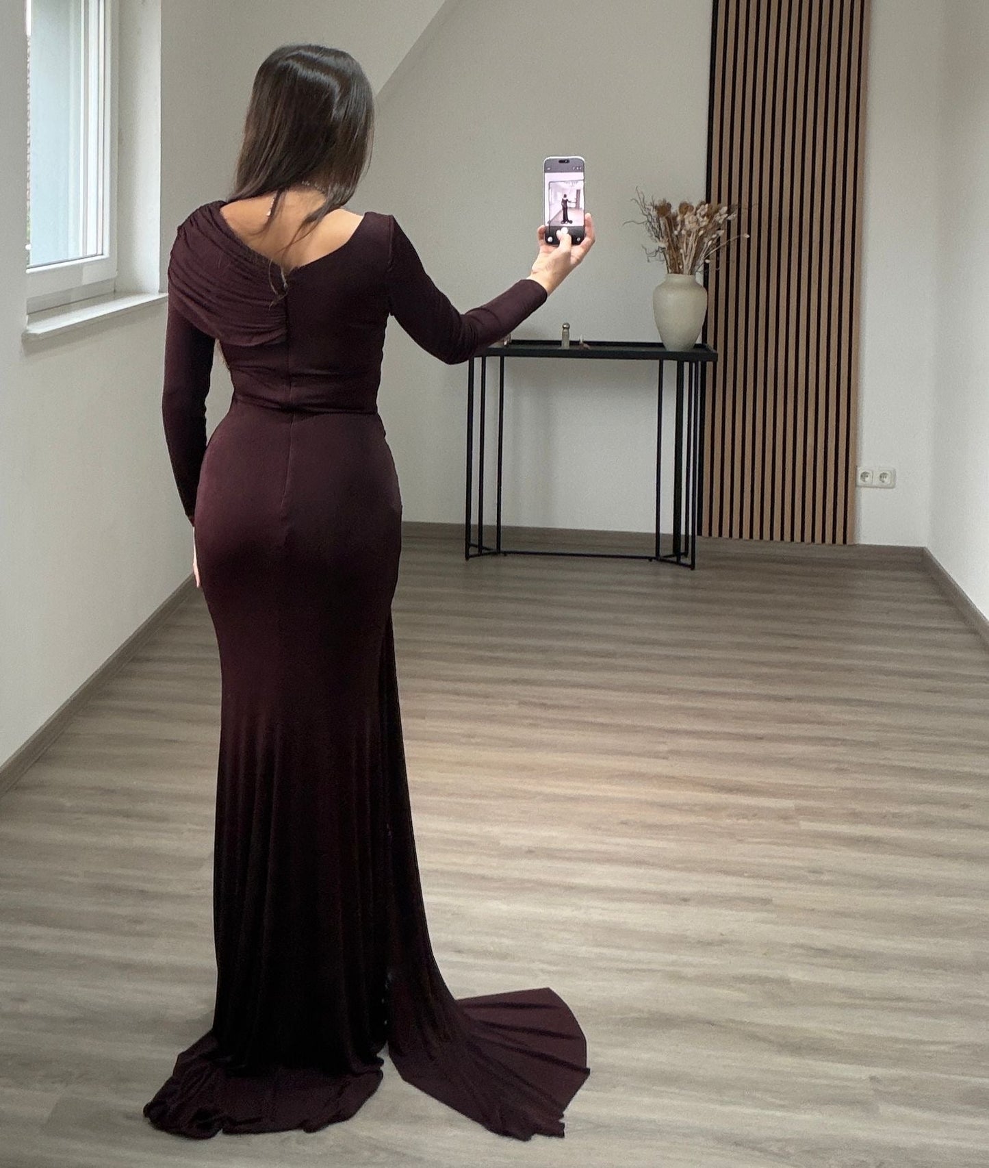 Charming Spaghetti Straps Scoop Appliques Evening Dress