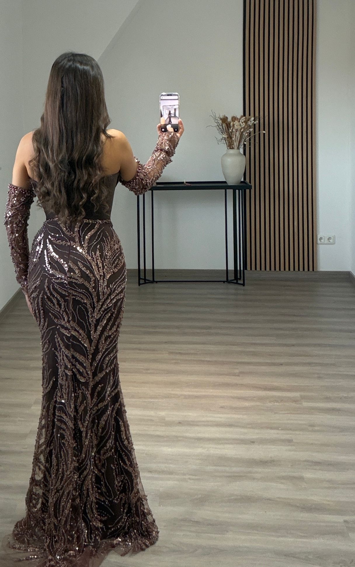 Mermaid Halter Neck Satin Long Formal Dress