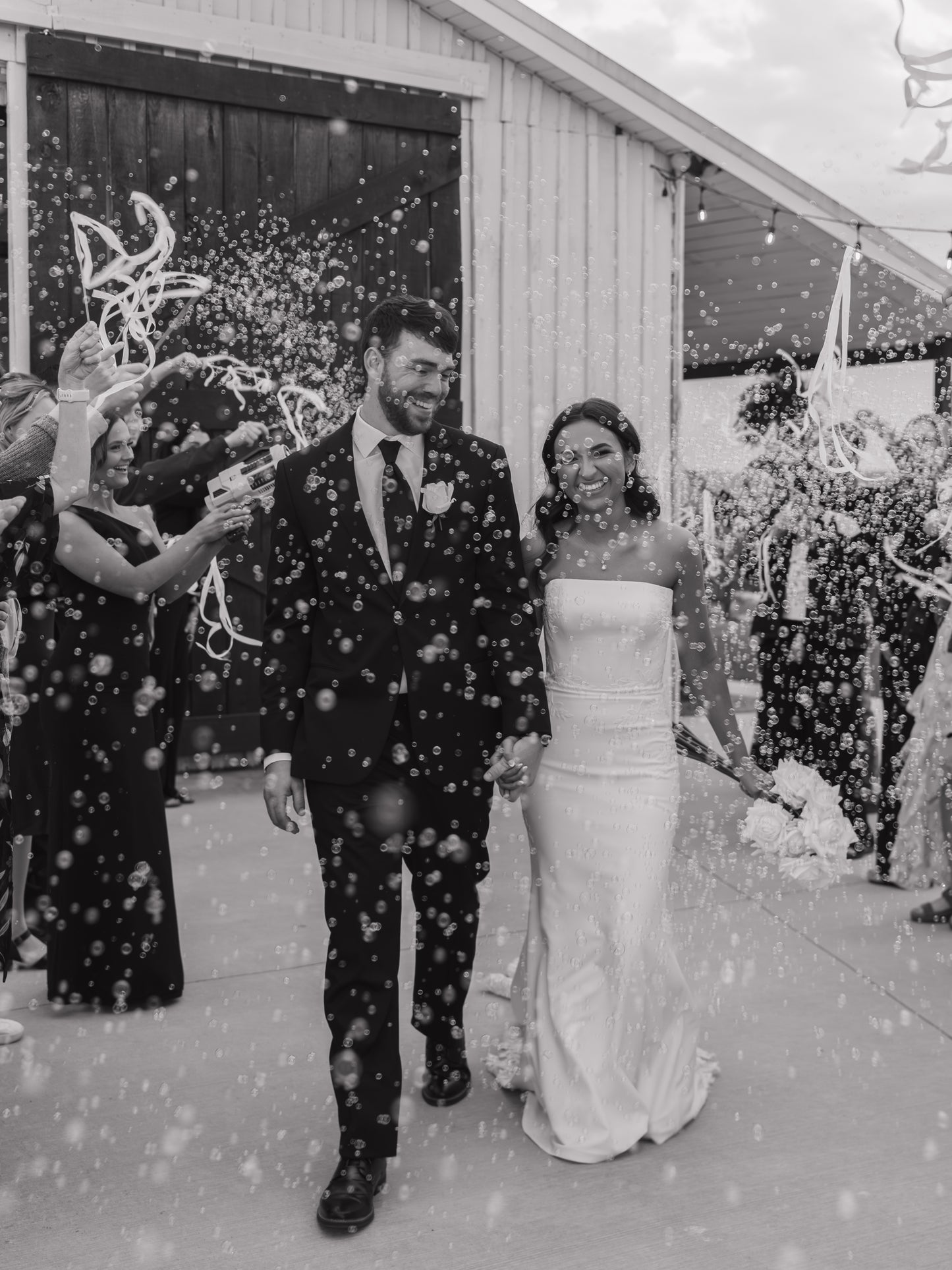 Strapless Sheath Wedding Gown with Lace Overskirt Train