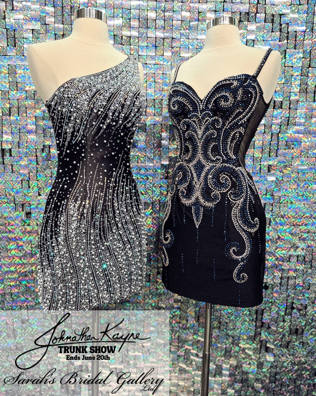 Rhinestone and Pearl One-Shoulder Bodycon Dress