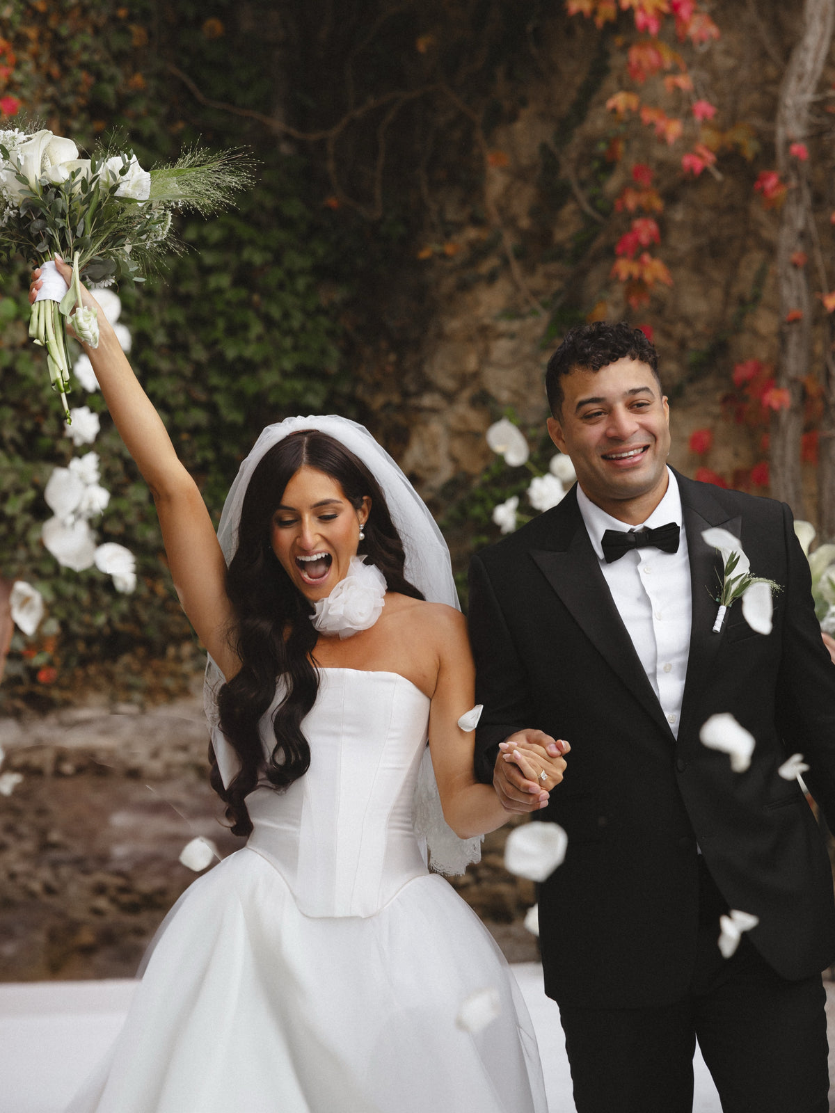 Strapless Corset Ball Gown Tulle Wedding Dress