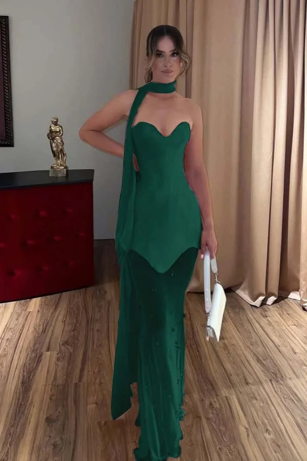 Candy Pink Sweetheart Spliced Beaded Prom Dress ZT0695