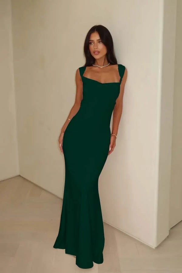 Blushing Pink Backless Slim Fit Prom Dress ZT0673