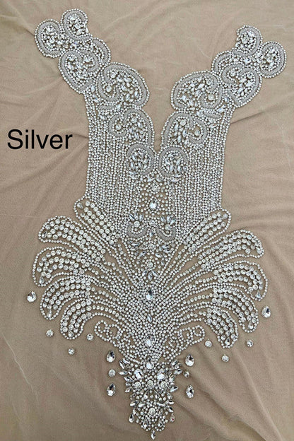 Crew Neck Sequins Sleeveless Flower Mermaid Princess Prom Dress