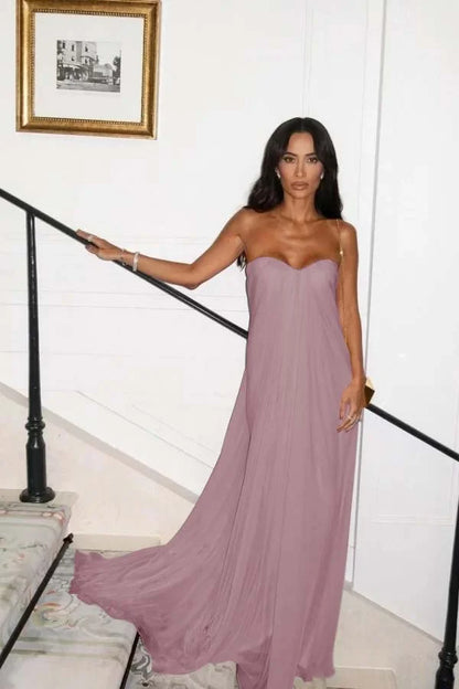 Candy Pink Sweetheart Summer Tulle Sheath Prom Dress ZT0655