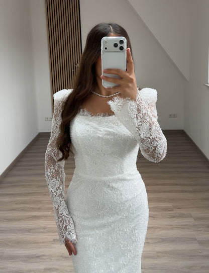 A-Line Off-Shoulder Ruched Sequins Evening Dress