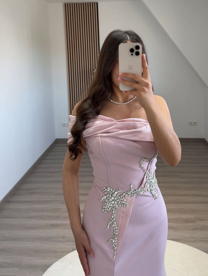 Trumpet Floor Length Prom Dresses Evening Gown