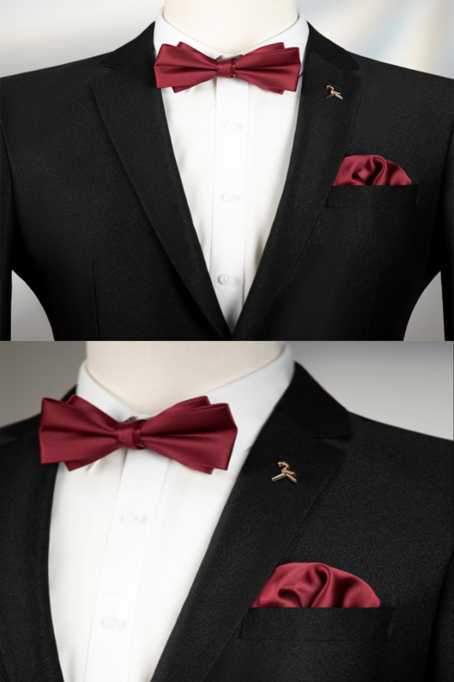 Stylish Black Prom Suit Slim Fit One Button Peaked Lapel Three Pieces