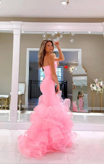 Fashion Mermaid Evening Party Dress