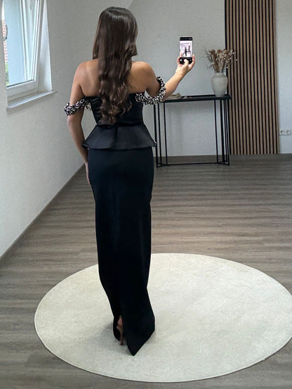 Sweetheart Ruched Evening Dress