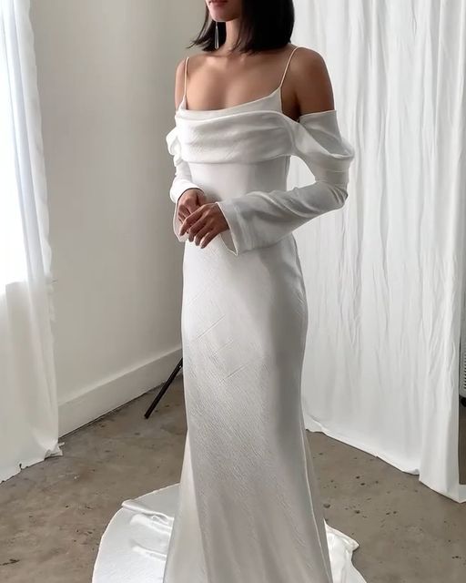 Sexy Backless Mermaid Wedding Dress