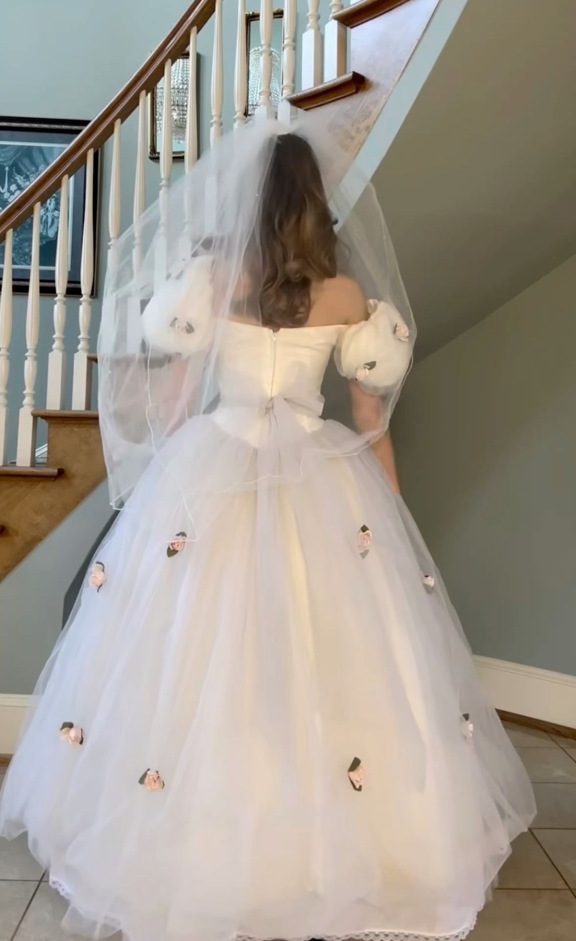 Classy Tulle Ball Gown Wedding Dress
