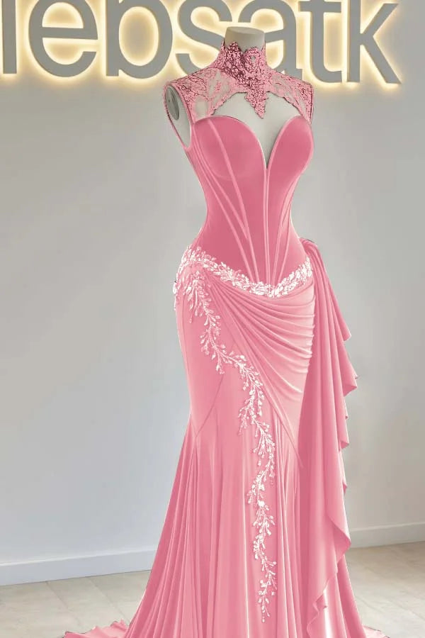 Gorgeous Brown Sleeveless Sweetheart Prom Dress