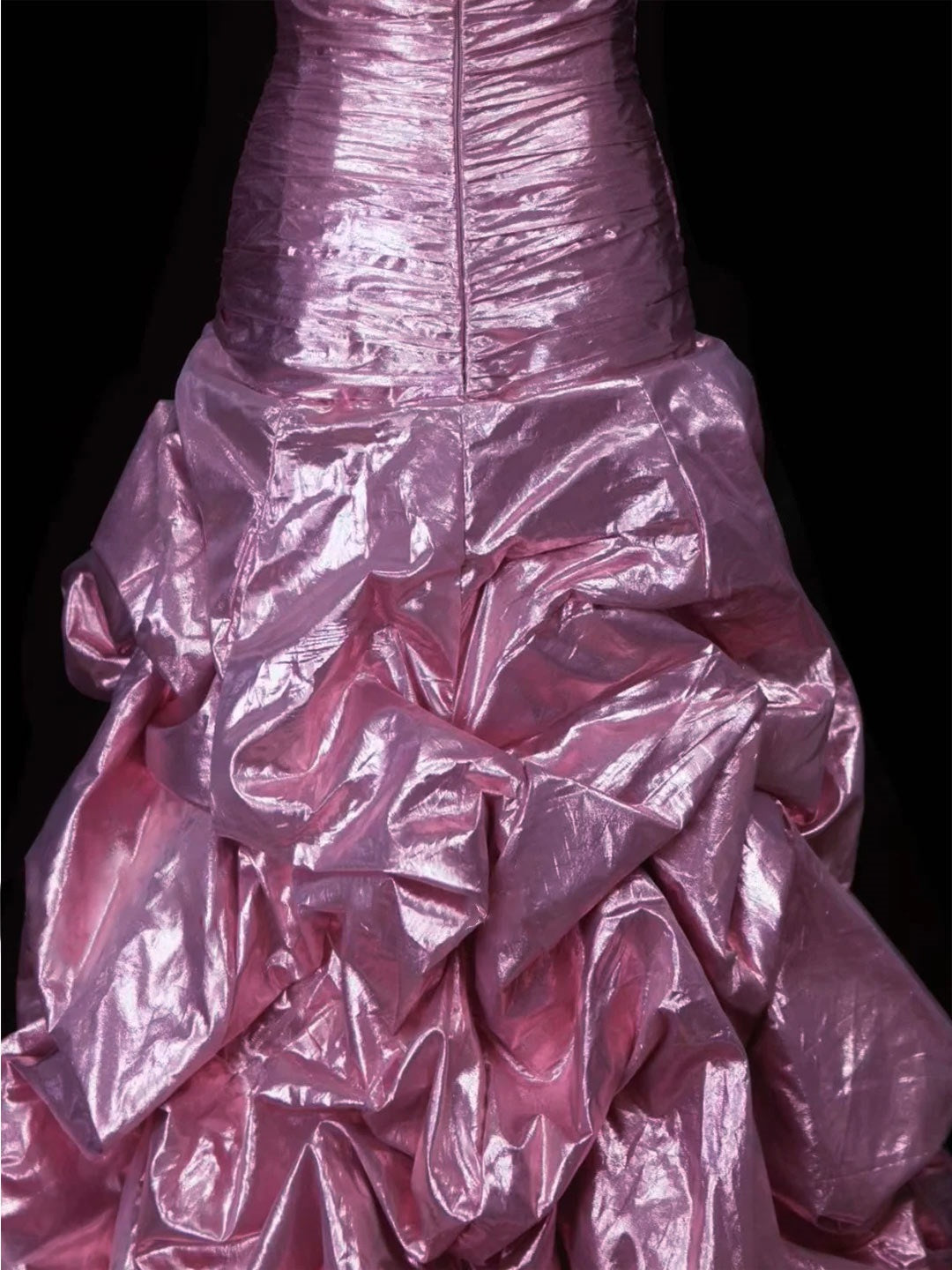 A-Line Sweetheart Sleeveless Floor-Length Taffeta Prom Dress