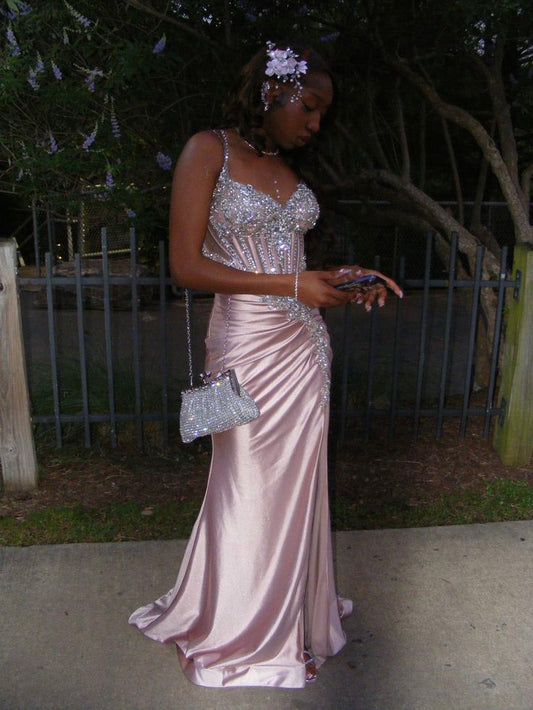 Black Women Girls Formal Party Gowns Long Prom Dress