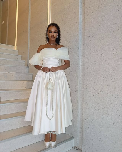 Off Shoulder Evening Prom Dresses New Long Party Gowns