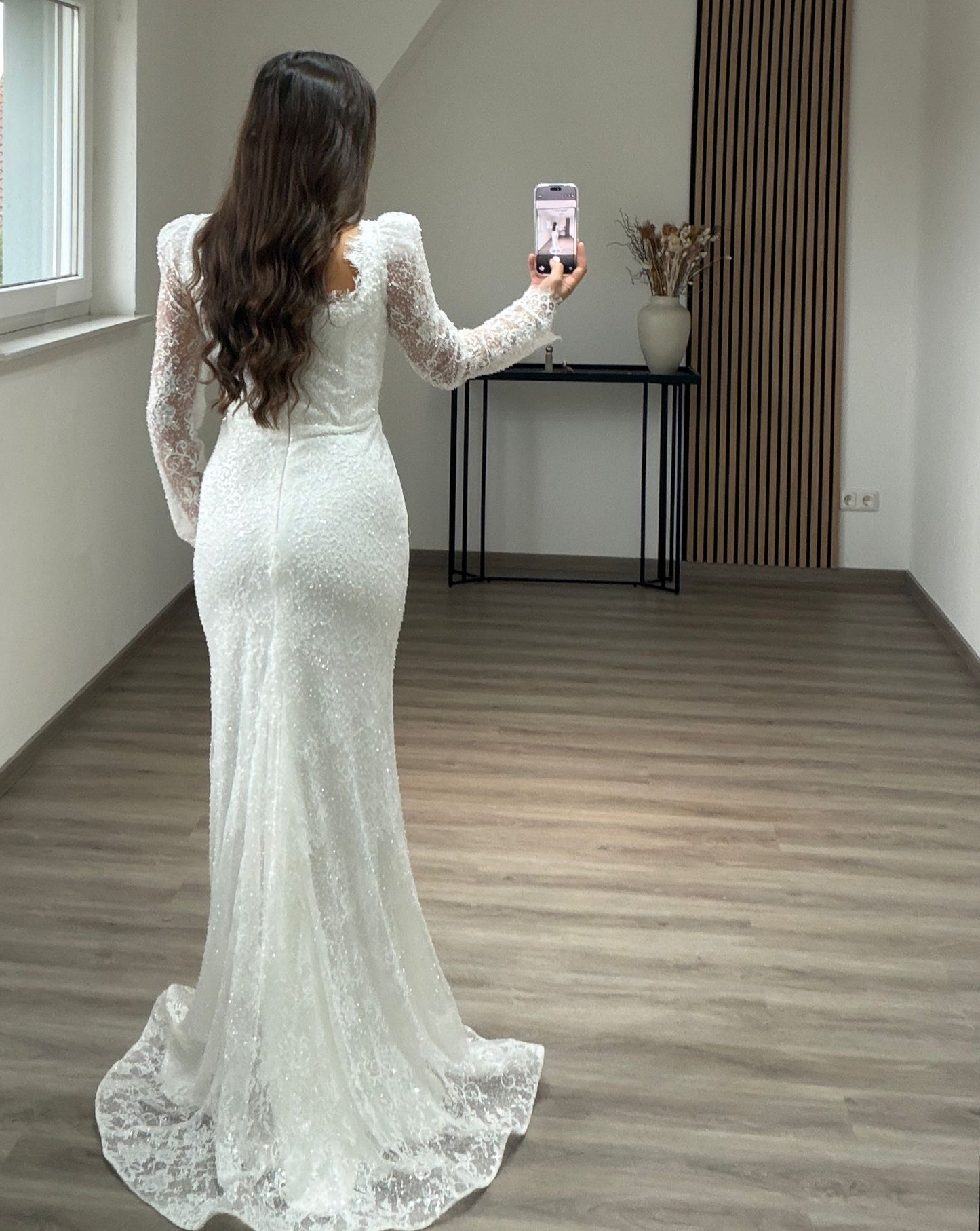 A-Line Off-Shoulder Ruched Sequins Evening Dress