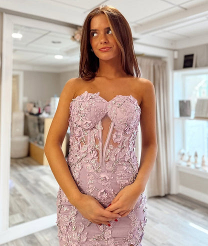 Sweetheart Tulle Lace Prom Dresses Long Appliqued Evening Party Gowns