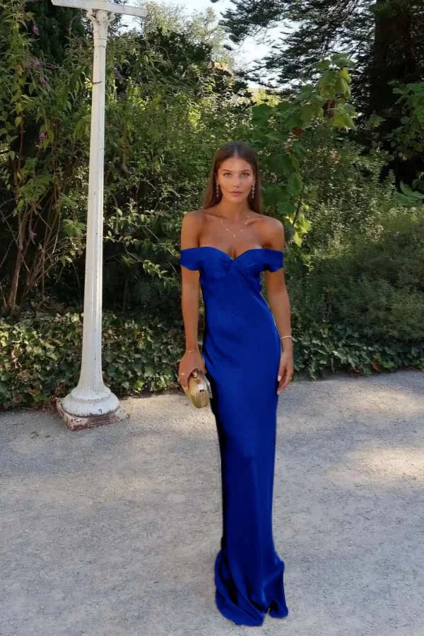 Light Yellow Sweetheart Off-The-Shoulder Prom Dress