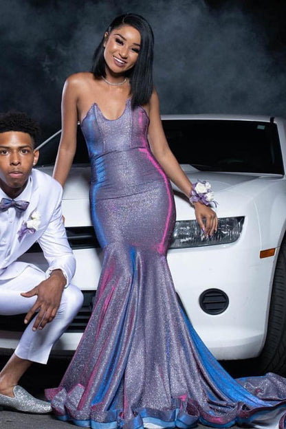 New Arrival Sequins Mermaid Sweetheart Evening Dress