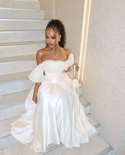 Off Shoulder Evening Prom Dresses New Long Party Gowns