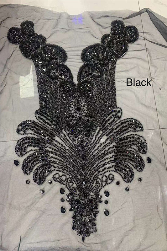 Crew Neck Sequins Sleeveless Flower Mermaid Princess Prom Dress