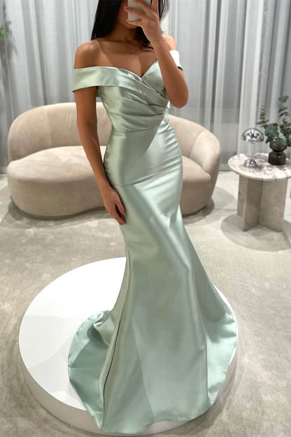 Off-Shoulder Sweetheart Mermaid Evening Gowns