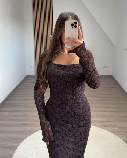 Charming Appliques Evening Dress