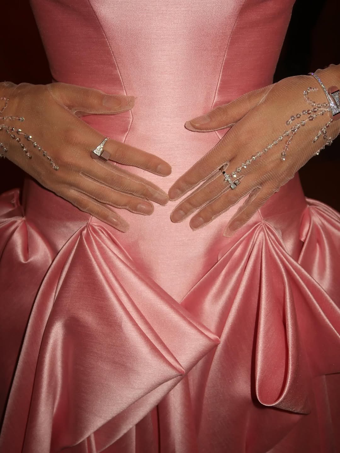 Stunning Pink Strapless Prom Dress Sleeveless A-Line Satin Floor Length