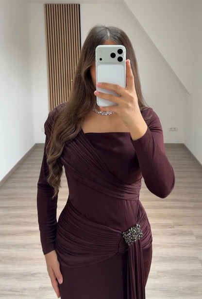 Charming Spaghetti Straps Scoop Appliques Evening Dress