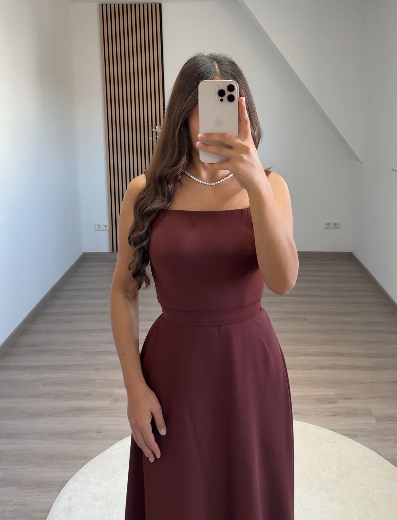 Beads Sweep Train Evening Dress