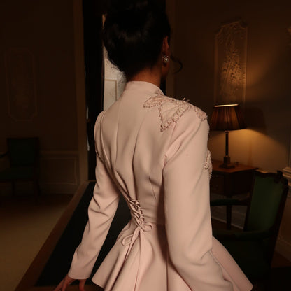 The Suit Soft Pink Evening Dress
