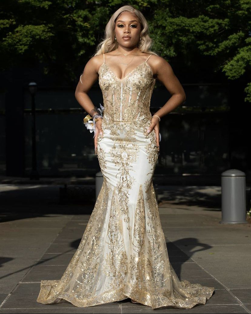 Black Women Girls Formal Party Gowns Long Prom Dress