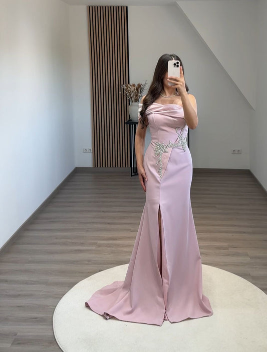 Trumpet Floor Length Prom Dresses Evening Gown