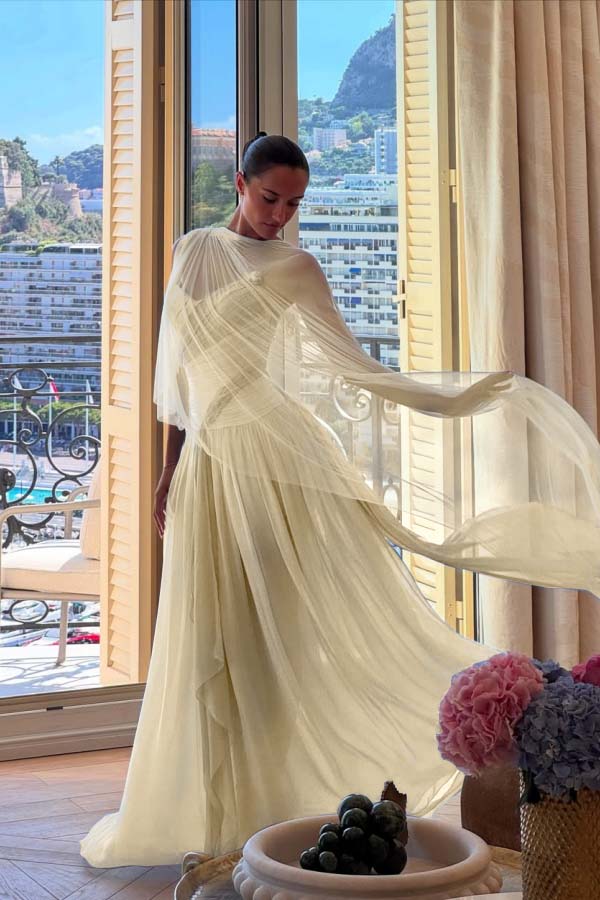 Strapless Sleeveless Long A Line Prom Dress With Pleated Tulle