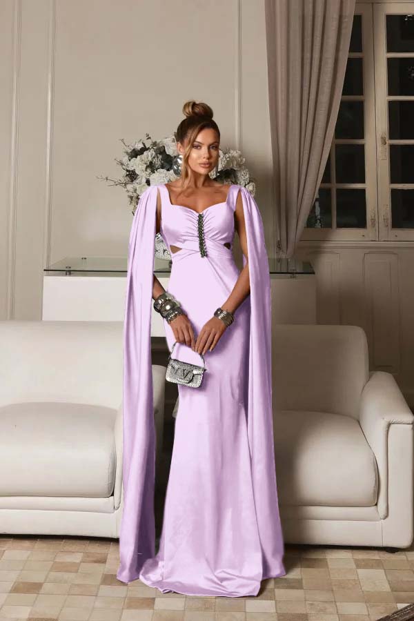 Fashion Blue Straps Prom Dress Slimming Sweetheart Mermaid Train