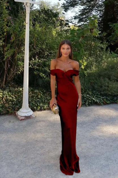 Light Yellow Sweetheart Off-The-Shoulder Prom Dress ZT0691