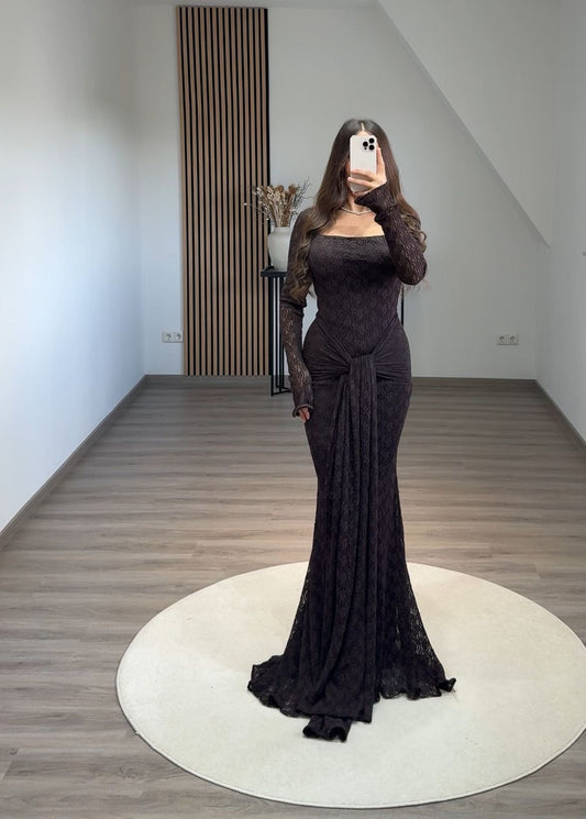 Charming Appliques Evening Dress