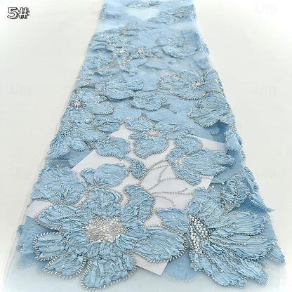 Light Blue Halter Neck Evening Dress with Detachable