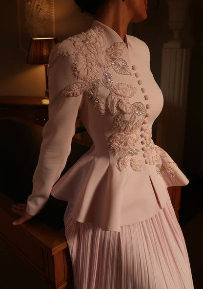 The Suit Soft Pink Evening Dress