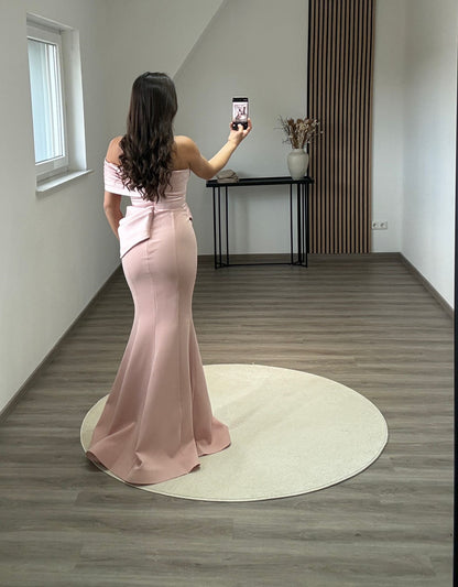 Scoop Sleeveless Beads Chiffon Evening Dress