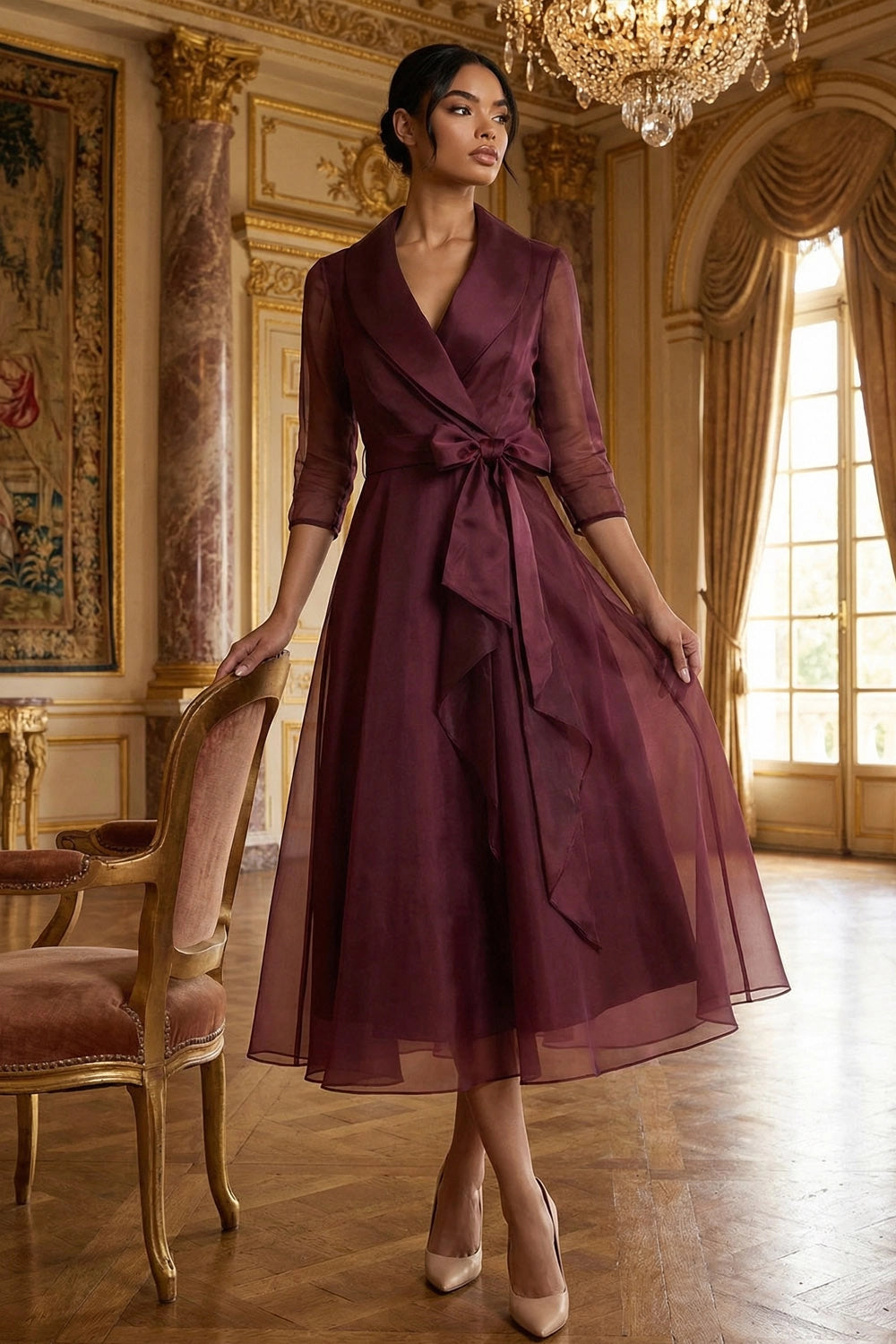 Vintage Style A-Line Cocktail Dress