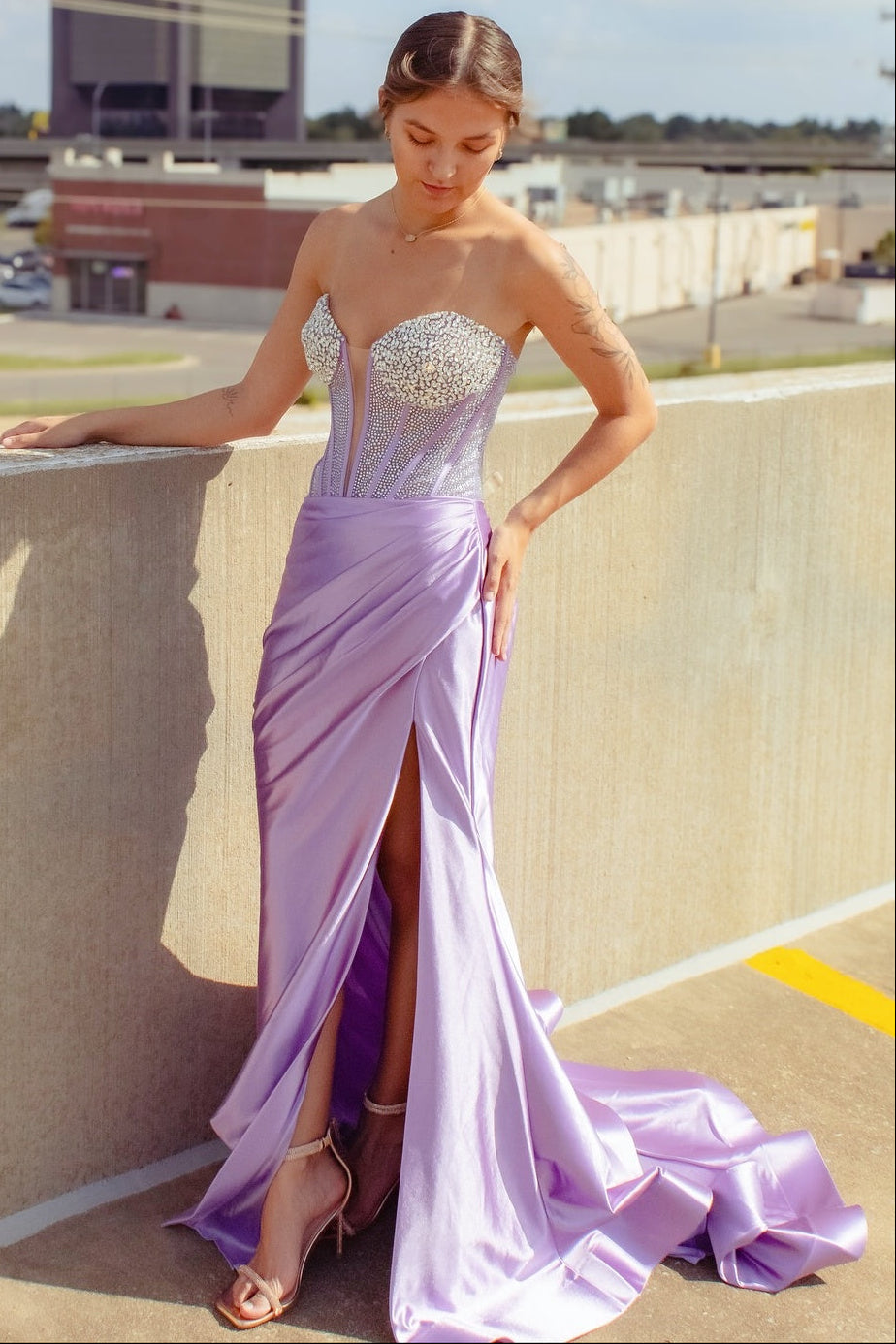 Sweetheart Beaded Mermaid Prom Dress