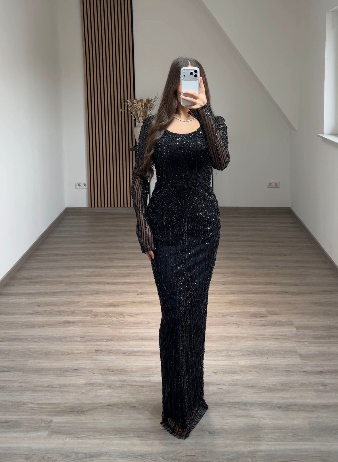 Sheath Off-Shoulder Sleeveless Sequins Ruched Evening Dress