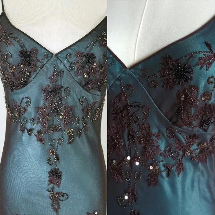 Elegant Spaghetti Straps Chiffon Prom Dress