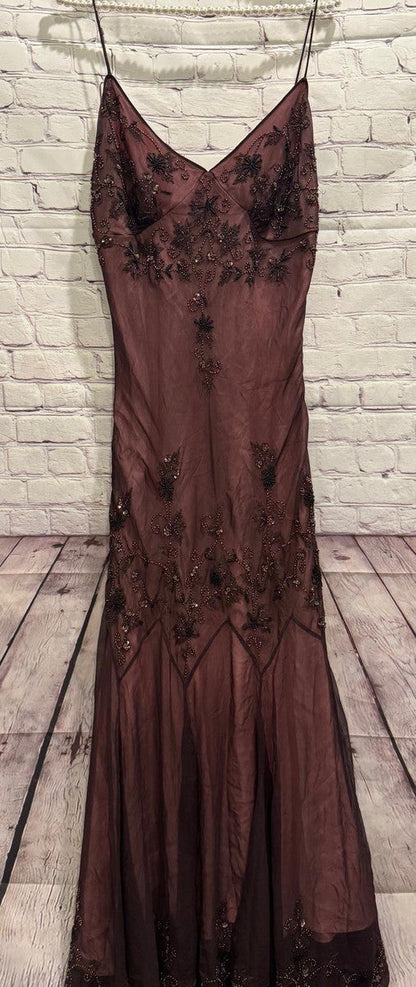 Elegant Spaghetti Straps Chiffon Prom Dress