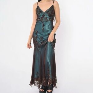 Elegant Spaghetti Straps Chiffon Prom Dress